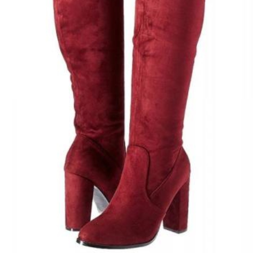 ✨HP✨N.Y.L.A. Women's Olygmagen Boot  Burgundy - Picture 3 of 5